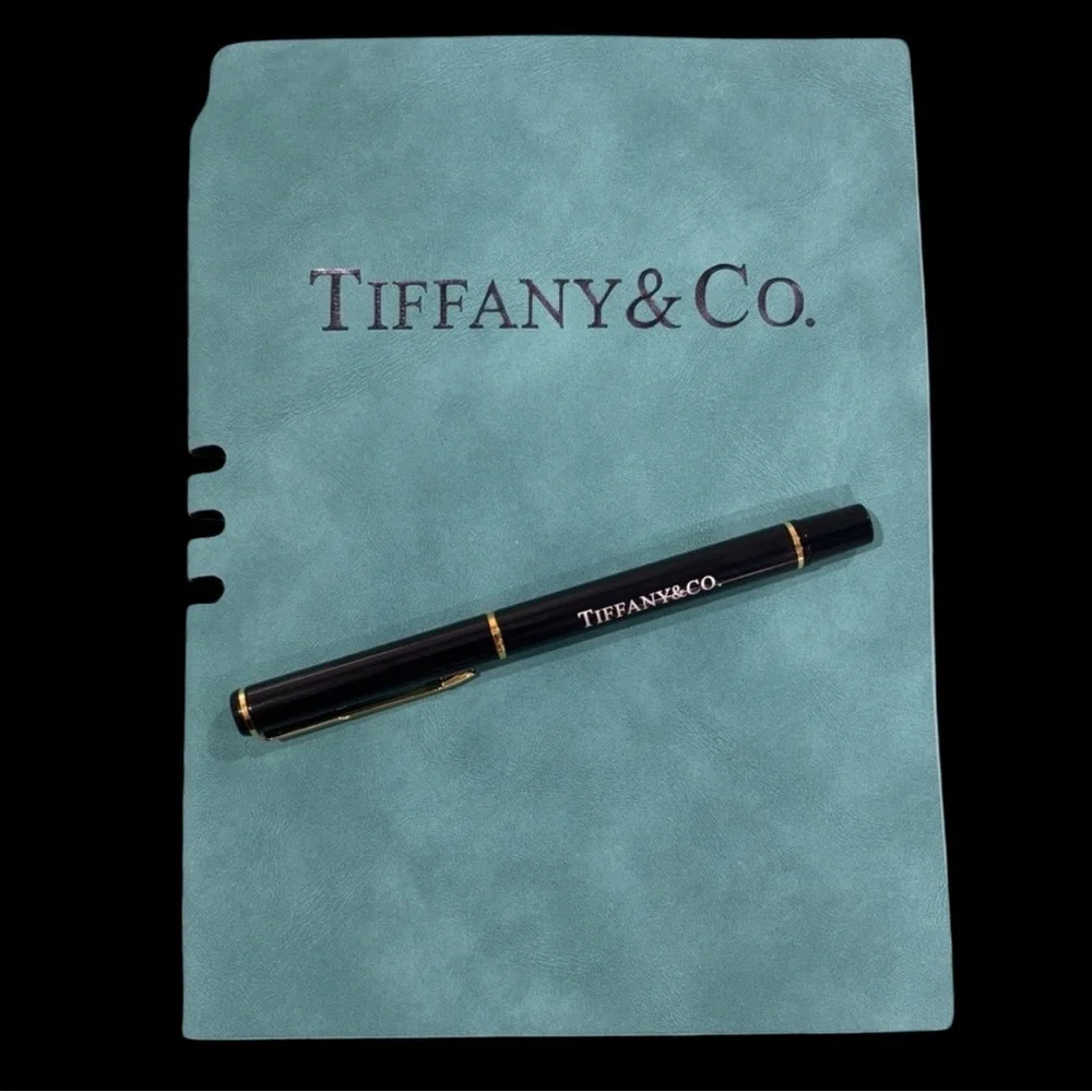 NEW Tiffany & Co. VIP Notebook and High End Writing Pen Set - Picture 1 of 8